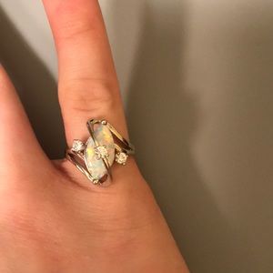 Silver Opal Ring